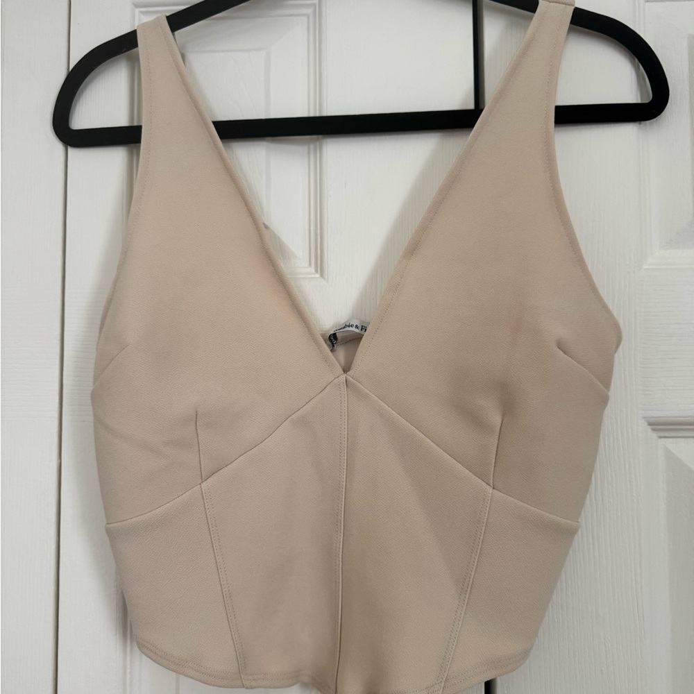 Abercrombie Nude Corset Top